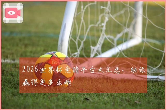 2026世界杯竞猜平台大汇总，助你赢得更多乐趣