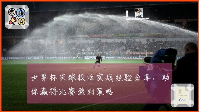 世界杯买球投注实战经验分享，助你赢得比赛盈利策略